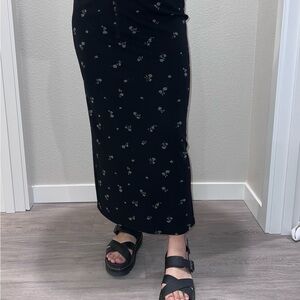 GAP Black Maxi Pencil Skirt for Night Out